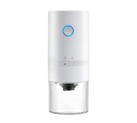 Machine à expresso électriqu Moulin à café électrique portable avec chargeur USB et noyau en céramique portable, pour café en poudre et capsules(White)