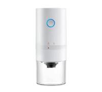 Machine à expresso électriqu Moulin à café électrique portable, chargement USB, broyeur professionnel en céramique, nouvelle version améliorée portable, pour café en poudre et capsules(WHITE)
