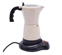 Machine à expresso électrique, 300 ml avec base, cafetière électrique, cafetière à expresso, cafetière à expresso, cafetière à expresso, cafetière à moka, pot à café, 6 tasses, théières pour bureau à