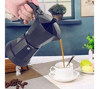 Machine à expresso électrique italienne, 6 tasses 300 ml, cafetière à moka en aluminium avec base