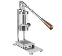 Machine à expresso manuelle à levier, presse à café en acier inoxydable pressée à la main avec porte-filtre de 58 mm et capacité d'eau de 345 ml pour la maison et les voyages