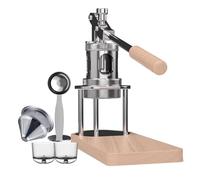 Machine à expresso manuelle, machine à café portable à levier avec manomètre 6-9 bar, compatible avec porte-filtres de 58 mm pour la maison, les voyages, le camping, le bureau