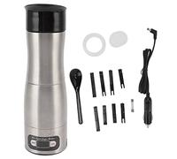 Machine à expresso portable Chauffage rapide, cafetière électrique Machine à café portable pour voiture, camion, camping, randonnée, extérieur, golf, machine à café avec allume-cigare 12 V 24 V
