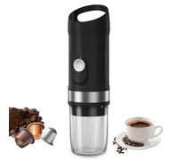 Machine à expresso portable électrique,20 Bar,avec 9600mAh batterie rechargeable,Machine à Cafe Portable pour Voyage,Compatible Capsules Nes/Dolce Gusto & Café Moulu,pour Voiture,Camping,voyages