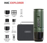 Machine à expresso portable HIBREW H4C, machine à café manuelle de poche pour le camping, les voyages et la maison