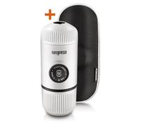 WACACO Machine à expresso portable Nanopresso – Version améliorée de Minipresso, S-Case, Blanc Froid