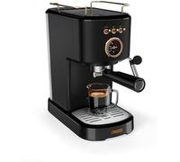 Princess Machine à Expresso, 1100W, 20 Bars, Chauffe-Tasses, Buse Vapeur, Réservoir 1,2L, Compatible Café Moulu et Capsules, Facile à Nettoyer, Arrêt Automatique, 01.249417.01.001