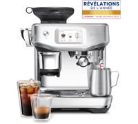 Sage - The Barista Touch Impress - Machine à Café à Grain avec Moulin, Mousseur à Lait et Fonction Cold Brew - Acier Inoxydable Brossé