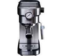 Machine à expresso semi-automatique avec mousseur à lait Gastronoma 18110001 Gris RVS G