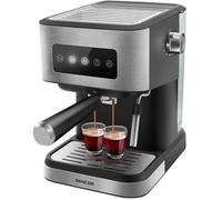 SENCOR Machine Expresso SES 4020SS - Design Élégant avec Panneau de Contrôle Numérique OneTouch, 20 Bars, Compacte, Grande Capacité et Accessoires Complets