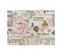 Machine à Expresso Vintage, Cupcakes et Haricots imprimés, Puzzle 500 pièces pour Adultes - Puzzle en Bois pour Adultes et Personnes âgées
