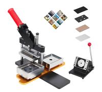 Machine à fabriquer des aimants pour réfrigérateur de 5 x 5 cm, kit de fabrication de badges photo, avec 1 000 pièces de matériaux, pour la création de souvenirs événementiels 53*80-Acrylic