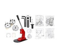 Machine à fabriquer des badges de 58mm, Machine à presser les boutons ergonomiques avec 500 ensembles de consommables pour le bricolage, l'artisanat, le bureau et la maison
