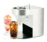 Machine à fabriquer des Boba Popping, machine à perles de thé aux bulles avec trémie en acier inoxydable de 1L, machine de formation à vitesse et taille réglables pour boutiques de desserts