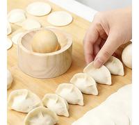 Machine À Fabriquer Des Boules De Pâte En Bois - Presse À Raviolis Et Façonneur Manuel | Pour Gyoza, Wonton, Dumpling | Accessoire De Cuisine Polyvalent Pour Cuisine Maison Et Fêtes En Famille