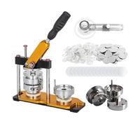 Machine À Fabriquer Des Boutons Et Des Broches, Ensemble De 100 Pièces De Boutons + Coupe-cercle + Moule, 25MM-75MM Facile à Utiliser(37MM)