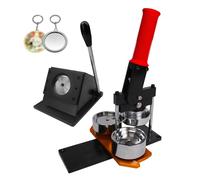 Machine à Fabriquer Des Boutons, Kit De Presse Pour Badges Ronds De 58 mm Avec 100 Pièces Et Coupe-métal, Fabricant Professionnel D'aimants De Réfrigérateur Pour Fêtes, Cadeaux, événement Keyring-Set
