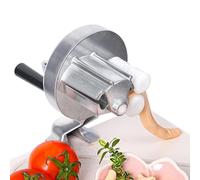 Machine à fabriquer des cavatelli - Rouleau de presse à pâtes manuel en alliage d'aluminium | Machine à faire des macarons avec manivelle, rouleaux faciles à nettoyer, sans utilisation d'électricité |
