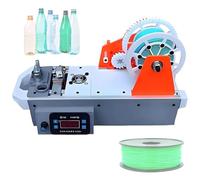 Machine à Fabriquer du Filament 3D en Pet Recyclé, Recycleur De Bouteilles Imprimées en 3D, Pultrudé à Partir De Bouteilles en Plastique, extrudeuses pour imprimante 3D(Gray)