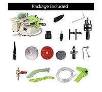 Machine à Facetter, 1380W multifonction bijoux roche polissage tampon Machine broyeur moulin Table banc tour