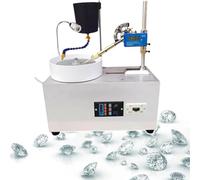 Machine à facetter et à polir les pierres précieuses, machine à polir les pierres précieuses à facettes (2800 tr/min), polisseuse de bijoux (180 W), meuleuse plate, machine lapidaire pour la taille