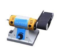 Machine à Facetter, Machine de gravure multifonctionnelle bureau ponceuse à bande 350 * 50mm, meuleuse Table rectifiant la polissage Jade en métal travail du bois(750w right belt san)