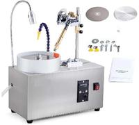 Machine à Facettes KD-8801 - Polisseuse Professionnelle et Broyeuse à Gemmes 180W avec Vitesse Réglable 0-2980 TR/Min pour Roche, Jade, Sculpture sur Bois, Prothèse Dentaire et Artisanat