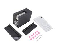 Machine à faire éclore les cils, séparateur de cils en acrylique pour extensions de faux cils, outil manuel rotatif automatique d’ouverture et de séparation, avec plaques (Noire)