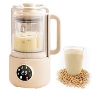 Machine à faire le lait végétal, machine à faire le lait de soja, 1.1L, minuterie 12 heures/maintien au chaud/nettoyage automatique pour lait de soja, lait d'avoine, milk-shake, jus de frui white