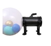 Machine à Farce de Ballons, Extenseur et Kit de Remplissage pour Bricolage Bouquet de Mariage, Cadeau de Fête d'Anniversaire de Noël M Noir