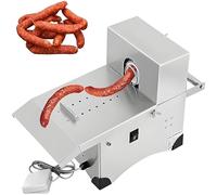Machine À Ficeler Les Saucisses Machine Automatique En Acier Inoxydable Pour Lier Et Nouer Les Saucisses Avec Interrupteur Au Pied, Longueur Réglable, Deux Modes Pour La Cuisine À La Maison(110V)