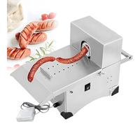 Machine À Ficeler Les Saucisses Machines À Ficeler Les Saucisses Électrique Machine À Lier Les Boyaux De Saucisses En Acier Inoxydable Longueur Réglable Pour Les Supermarchés, Les Boucheries(220V)