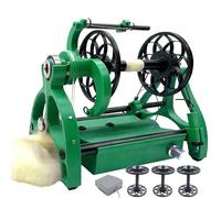 Machine à filer électrique, capacité de 120 g, avec interrupteur à pied et 3 bobines, avant/arrière, vitesse réglable