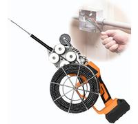 Machine à fileter les fils électriques sans fil, insertion de câbles, outils d'extraction, ruban à poisson, machines à fileter alimentées par extracteur avant et arrière, double électrique