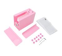 Machine à fleurir les cils en acrylique, séparateur de faux cils avec planche d'extension, poignée rotative manuelle pour une floraison automatique, ensemble complet avec outils (Rose)