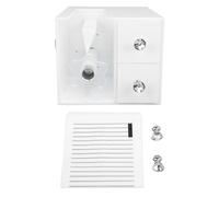 Machine à fleurs en cils en acrylique avec tiroir Auto Flowing Lash Extension Machine de fabrication pour salon Home Professional Utilisez un cil portable outil 17,5 cm