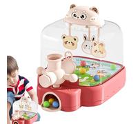 Machine à flipper pour enfants - Machine à flipper LED, jouet de flipper électronique | Joli jeu de reflets d'action de l'ours, cultive bien