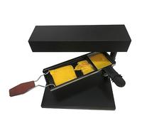 Machine à fondre à raclette 600 W, chauffe-fromage en acier inoxydable, zone de chauffage de 26 x 9 cm, angle réglable, pour hôtel et restaurant