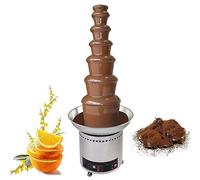 Machine à fontaine à chocolat commerciale Machine à fondue au chocolat électrique à 4/5/6/7 niveaux Fontaine à fromage parfaite pour le fromage nacho, la sauce au chocolat, les mariages,7Tiers