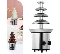 Machine à fontaine à chocolat, design à 4 niveaux, grande capacité 1,8 l, facile à nettoyer