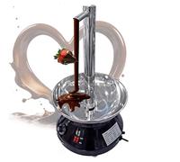 Machine à fontaine à chocolat modèle robinet, réchaud à chocolat en acier inoxydable avec température réglable de 30-110℃, 3L capacité, machine à cascade de chocolat et de fromage(Black)