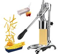 Machine à frites, extrudeuse en acier inoxydable pour pommes de terre à la maison, facile à utiliser pour des frites parfaites