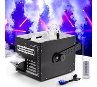 Machine à Fumée 1500W avec Télécommande, Machine à Brouillard Soiree avec Réservoir de Carburant de 3L, Machine Fumee dmx Lourde pour Halloween Noël Bars Mariage Fête Effets de Scène