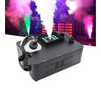 Machine à Fumée 1500w, Générateur De Fumée Avec Projection Verticale Et 24 Led, Avec Télécommande, Fumigène Professionnel Pour équipement De Scène, Concert, Mariage Et Fête