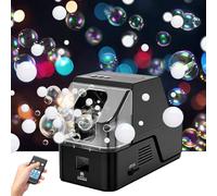 Machine à fumée 3 en 1 avec télécommande, pour fumée, bulles de savon et bulles de fumée, effet spécial pour Halloween, mariage, fête et événements