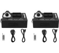 Machine à fumée, 3 en 1 LED RGB, contrôle DMX, 2pcs