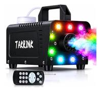 Machine à Fumée 900W 8 LED RGB avec Télécommande 300ML 4 Effets Lumineux Fumée Dense écirage Sépar PROJECTEUR LASER EXTERIEUR NOE