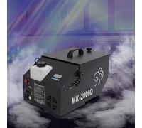 Machine à fumée basse de 1200 W - Générateur de fumée glacée de 5000 CFM avec DMX et 3 modes de contrôle (manuel/filaire/télécommande) for mariages, DJ, bars, effets spéciaux de scène d'Halloween