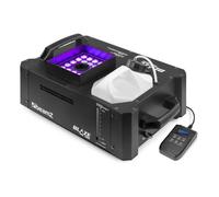 Beamz Machine à fumée BLAZE1800 RGBA 1800W 24x4W 2,8L DMX ou autonome verticale/horizontale