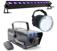 Machine à fumée BeamZ combi pack comprenant une machine à fumée 1200W et un sac - idéal pour animer vos soirées